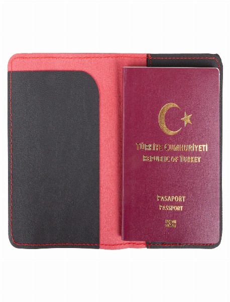 PASAPORTLUK KIRMIZI DERİ