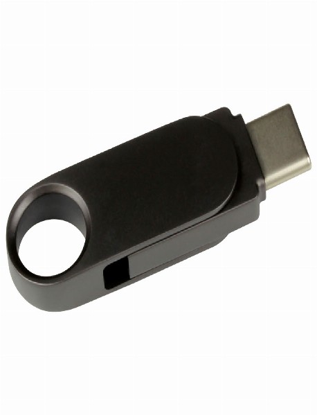 BOLKAR SİYAH 32 GB MİNİ TYPE-C OTG METAL USB BELLEK