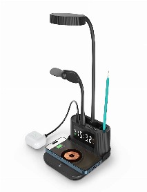 ŞAFAK SİYAH MASAÜSTÜ KABLOSUZ ŞARJ STANDI ŞAFAK SİYAH MASAÜSTÜ KABLOSUZ ŞARJ STANDI