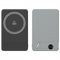 KİLYOS 10.000 MAH SİYAH MAGSAFE  ve  WIRELESS STANDLI POWERBANK