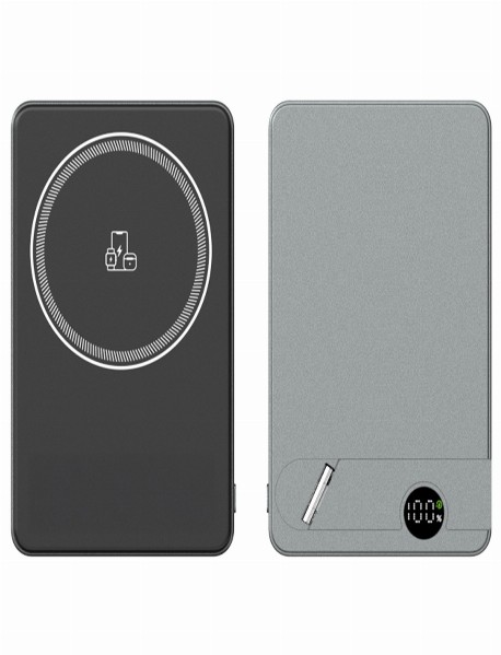 KİLYOS 10.000 MAH SİYAH MAGSAFE  ve  WIRELESS STANDLI POWERBANK