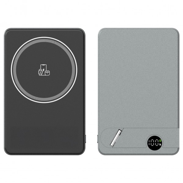 KİLYOS 10.000 MAH SİYAH MAGSAFE  ve  WIRELESS STANDLI POWERBANK