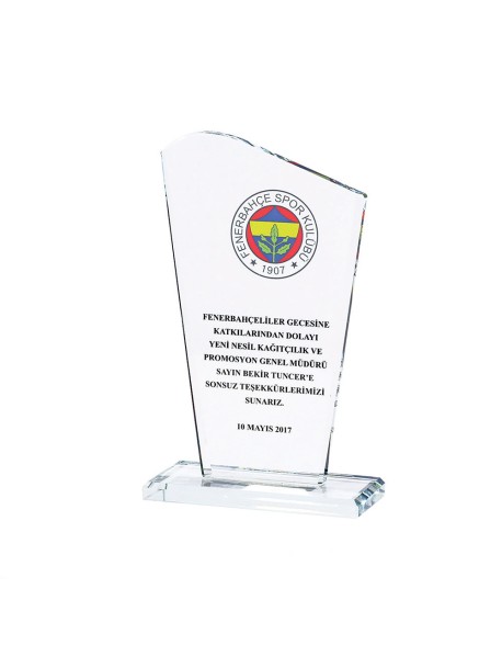 ÖNDER KRİSTAL PLAKET