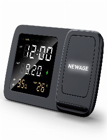 BÜLBÜL MASAÜSTÜ SAAT VE KABLOSUZ ŞARJ STANDI BÜLBÜL MASAÜSTÜ SAAT VE KABLOSUZ ŞARJ STANDI