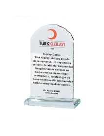 ÜLKÜ KRİSTAL PLAKET