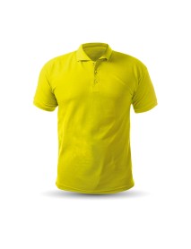 AÇELYA SARI XXL POLO YAKA T-SHİRT