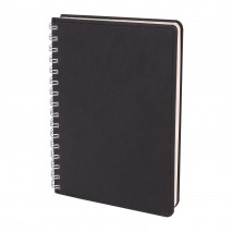 BATIKENT SİYAH SPİRALLİ TARİHSİZ DEFTER (15X21 CM)