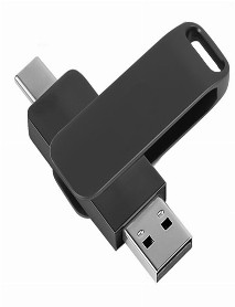 SELÇUKLU SİYAH OTG USB BELLEK (64 GB 3.0) SELÇUKLU SİYAH OTG USB BELLEK (64 GB 3.0)