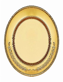 AYT-04 ALTIN YALDIZ İŞLEMELİ PLAKET TABAK AYT-04 ALTIN YALDIZ İŞLEMELİ PLAKET TABAK