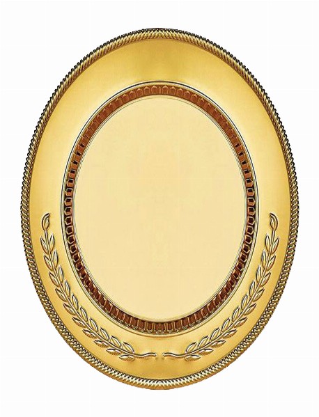 AYT-04 ALTIN YALDIZ İŞLEMELİ PLAKET TABAK AYT-04 ALTIN YALDIZ İŞLEMELİ PLAKET TABAK