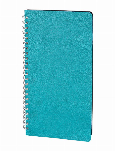 AKYURT TURKUAZ SPİRALLİ TARİHSİZ DEFTER (13X21 CM)