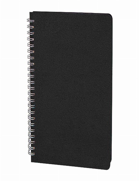 AKYURT SİYAH SPİRALLİ TARİHSİZ DEFTER (13X21 CM)