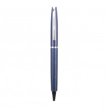 SALİHLİ LACİVERT METAL DERİLİ TÜKENMEZ KALEM