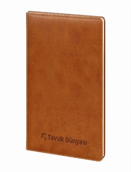 YAKACIK TABA TARİHLİ GÜNLÜK CİLTLİ AJANDA (20X28 CM)