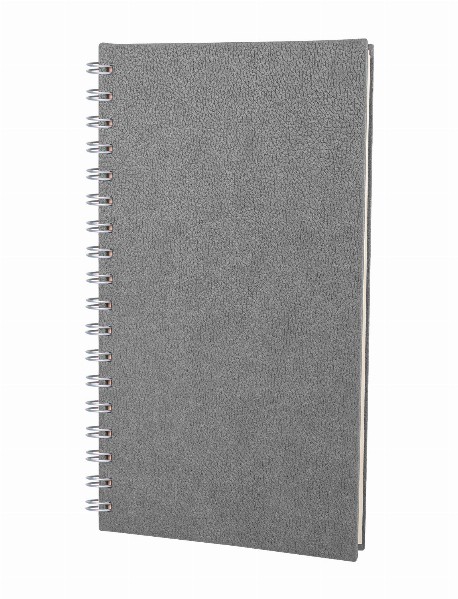 ALTINDAĞ GRİ KARELİ SPİRALLİ TARİHSİZ DEFTER (17X24 CM)