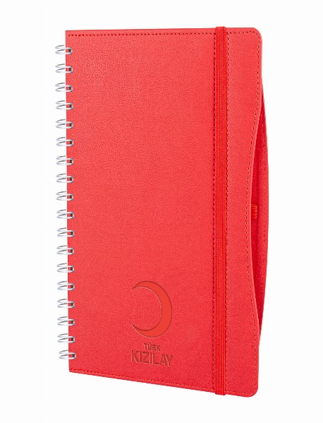 İVEDİK KIRMIZI SPİRALLİ TARİHLİ AJANDA (17X24 CM) İVEDİK KIRMIZI SPİRALLİ TARİHLİ AJANDA (17X24 CM)