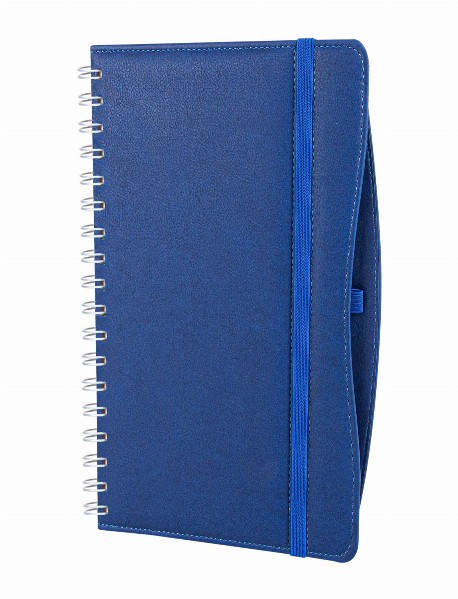 İVEDİK LACİVERT SPİRALLİ TARİHLİ AJANDA (17X24 CM)