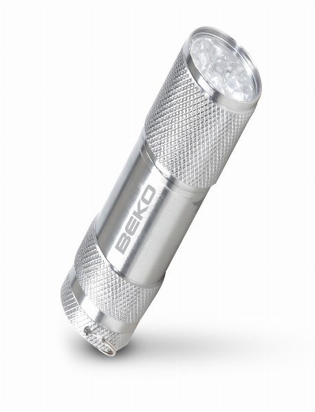 İSPİNOZ GÜMÜŞ 9 LED EL FENERİ