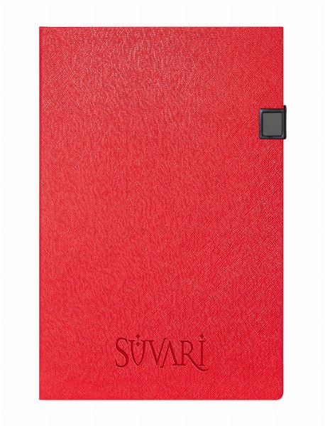 ESAT KIRMIZI TARİHSİZ DEFTER (19X25 CM)