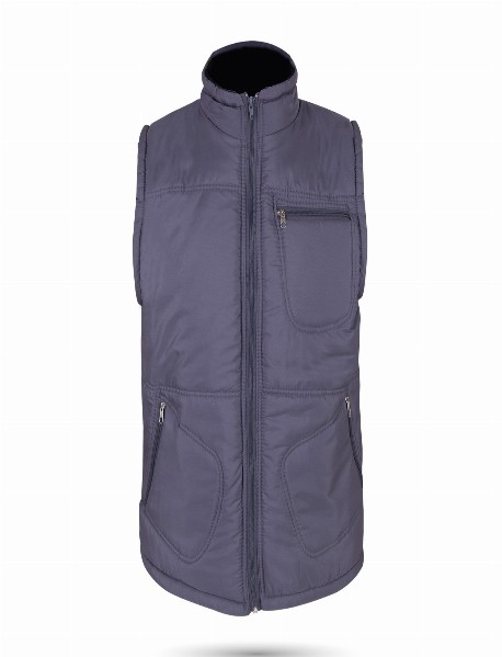 ALASKA FÜME ÜÇ CEPLİ ŞİŞME YELEK M