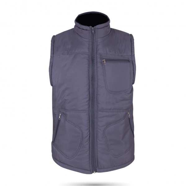 ALASKA FÜME ÜÇ CEPLİ ŞİŞME YELEK M