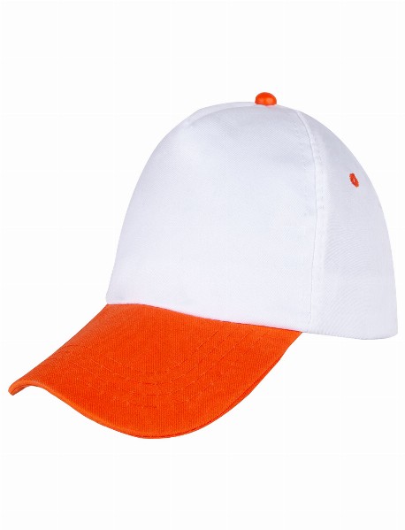 PAPATYA BEYAZ-TURUNCU POLYESTER ŞAPKA PAPATYA BEYAZ-TURUNCU POLYESTER ŞAPKA
