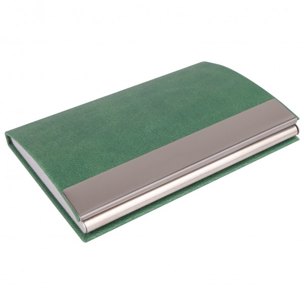 NAZENDE YEŞİL DERİ KARTVİZİTLİK