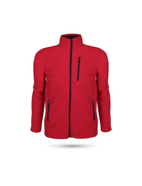 DAVRAZ SOFTSHELL KIRMIZI L MONT