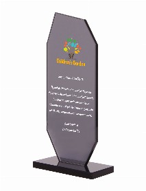 OSKAY SİYAH KRİSTAL PLAKET