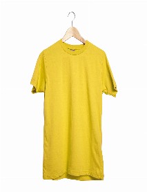 GARDENYA SARI XL SIFIR YAKA TİŞÖRT